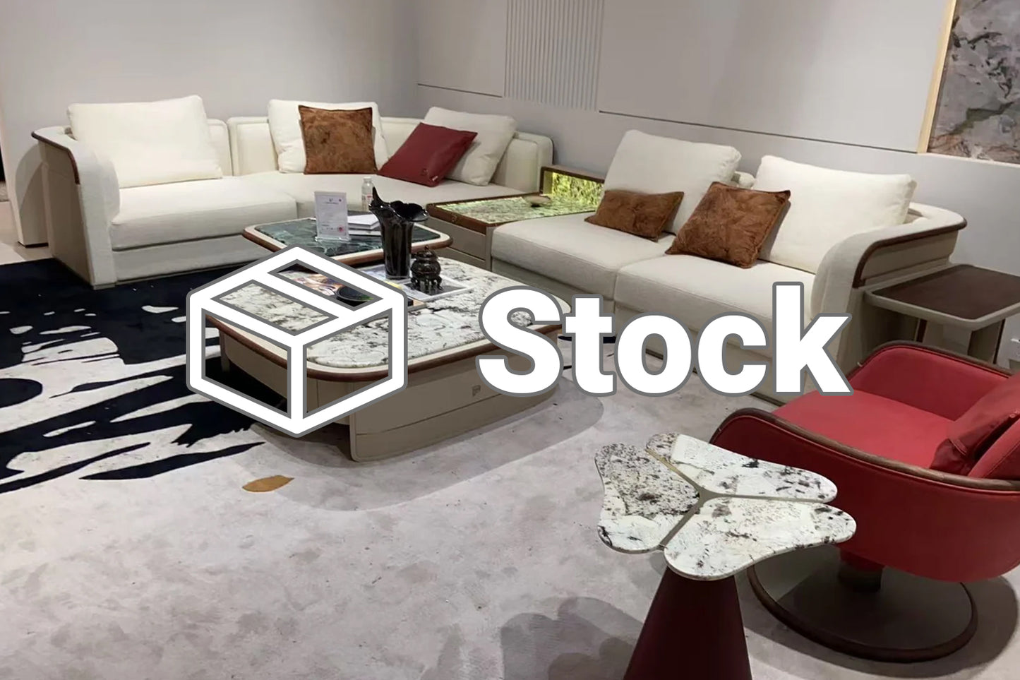 Luxury Living Room Furniture Set — 12 Pieces